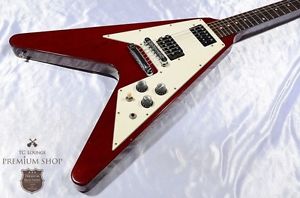 Gibson 2001 Flying V ‘67 Cherry Electric Guitar Free Shipping