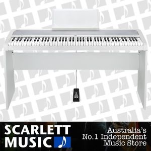Korg B1 88 Note Digital Piano White w/Wooden Stand *NEW* Update From The SP-170s