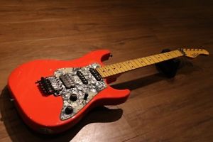 Crews Maniac Sound Absolute Order 1996 Red Alder Body Used Electric Guitar Japan