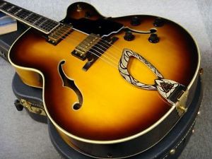 1989 GUILD X-500 Sunburst Hollow Guitar Free Shipping Vintage