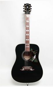 Gibson DOVE EBONY SPECIAL Ebony w/hard case F/S Guiter From JAPAN #Q282