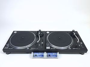 Technics SL-1200 MK5  PAIR Turntables w/ Shure M44G