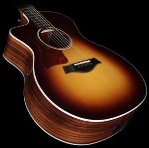Taylor 214ce Deluxe Left Handed Acoustic/Electric Guitar Sunburst