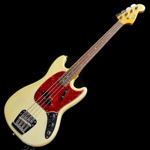 [USED]Fender Mustang Bass '66 White electric bass guitar