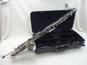 YCL-221 Yamaha Bass Clarinet Student Model, Great Condition! + Yamaha 4C MP