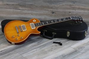 Gorgeous and Rare Gibson Les Paul Custom Elegant Honeyburst AAAA Flame + OHSC