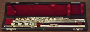 VNice Pearl Quantz 761RB Sterling Silver Open Hole Flute