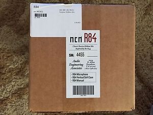 AEA R84 Large Ribbon Studio Microphone w/Cable and Carrying Case NEW IN BOX!