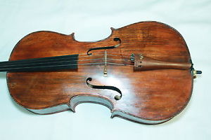 Antique 1896 French cello by Charles Brugere , full size , No Reserve
