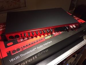 Focusrite Clarett 8Pre Thunderbolt Audio Interface Mic Pre