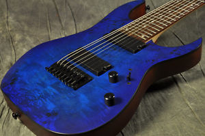 IBANEZ RG8PB Sapphire Blue Flat  Electric Guitar Free Shipping Tracking Number
