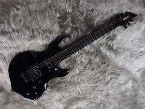 Edwards E-FR-130GT ESP Forest-GT Type Ebony Black Used Electric Guitar Japan F/S