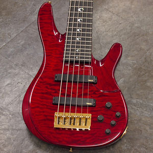 2007 YAMAHA TRB JP2 (Translucent Dark Red) Made in Japan Bass 6 String w/Gig Bag