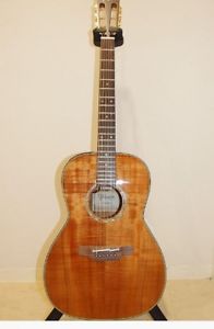 TAKAMINE PTU-431K Natural w/soft case Free shipping Guiter From JAPAN #Q277