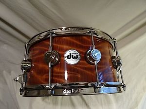 DW 6.5" x 14" Exotic Redwood Stump VLT nickel hardware (J Good signed shell)