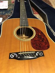 Vintage 1988 Martin D-28 P Custom W Original Martin Hard Shell Case