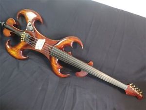Brown color Song Maestro 5 strings 4/4 Electric cello Crazy-4 good sound #11172