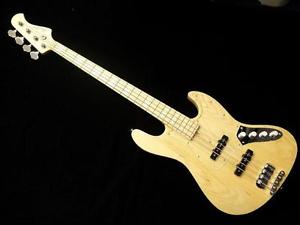 *very good* Bacchus Standard Ash 4 Natural Oil electric bass  Guitar/gig bag