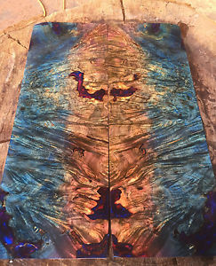 Stabilized Buckeye Burl Guitar Book Match Set - .26 x 7.5 x 22.25 - SBM-56