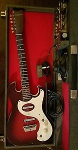 Vintage Silvertone 1457 Electric Guitar Tube Amp-in-Case Made in USA 1960s