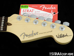 USA Fender JEFF BECK Stratocaster Strat NECK+ LOCKING TUNERS LSR Rosewood SALE