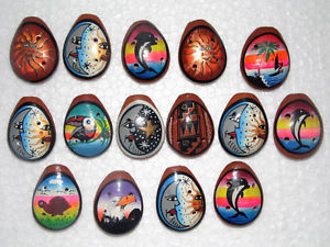 WHOLESALE LOT 500  MINI OCARINAS HANDMADE & HANDPAINTED FROM PERU