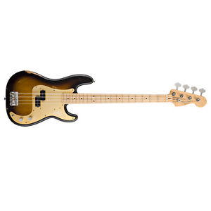 Fender Road Worn 50's Precision P-Bass Maple Fretboard 2-Color Sunburst DEMO