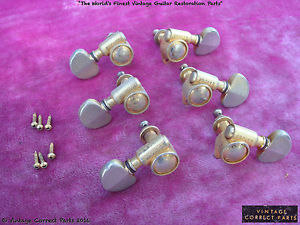 Vintage 1959 Gibson PAT PEND Gold Grover Rotomatic Tuners Les Paul Custom ES-355