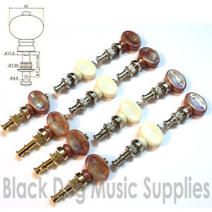 Set of 4 Ukulele / Banjo machine heads / tuners with choice of keys