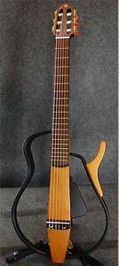 YAMAHA SLG100N, VG Condition Silent Nylon/Gut E.A.Guitar w/Gig Bag