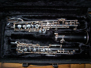 Oboe Selmer Ser. Nr. F3460 aus Grenadillholz Profimodell.