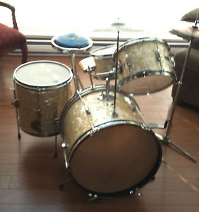 1964 Pearl Drum Set  - vintage - Original Pieces - Original Owner