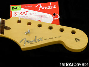 2016 Fender American CHANNEL BOUND Strat NECK Stratocaster USA Compound/Rosewood