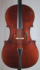 A fine French cello for sale Ch Neveu 1906