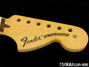 * Fender American SELECT Stratocaster NECK Strat USA Guitar Rosewood Bound #191
