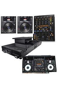 Dj. Behringer D4000 Mixer +2 Pair Gemini CDj 700 Professional +odyssey Case