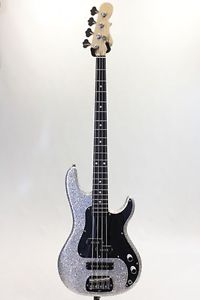 G&L USA Series SB-2 Bass Silver USED w/Hardcase FREE SHIPPING from Japan #R831