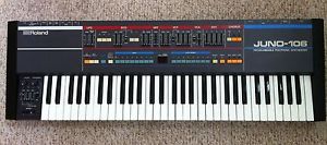 Vintage 1984 Roland Juno 106 Analog 100% Working Tested,Poly & Portamento