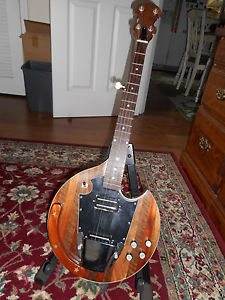 Solid Body Electric 5 String Banjo