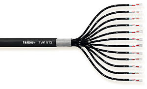 Tasker TSK 812 Cable Digital Audio flexibles multipolar 12x2x0,14 mm² 100 m