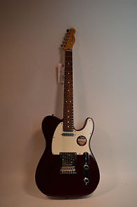 2016 Fender American Standard Tele Telecaster Bordeaux Metallic RW W/Case Mint!