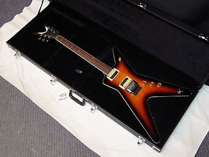DEAN ML 79 F electric GUITAR in Trans Brazilia TBZ ML79 w/ CASE - Floyd Rose - B