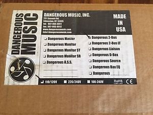 Dangerous Music 2 Bus Buss 16 Channel Summing Mixer New Unused Open Box