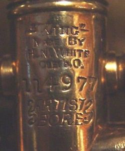 1928 King Silver Tone Liberty Artist Bore .468   1051 Professional Model