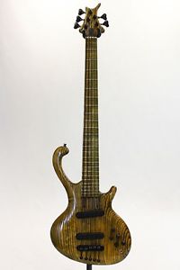 RITTER Roya 5 Bass Sandblasted Yellow USED w/Gigcase FREE SHIPPING Japan #R832