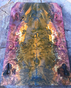 Stabilized Buckeye Burl Guitar Book Match Set - .27 x 7.5 x 23 - SBM-54