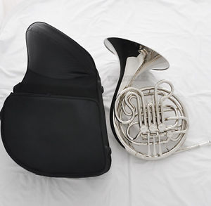 Professional nickel Silver 3+1 Key Double French Horn F/Bb Tone With Case