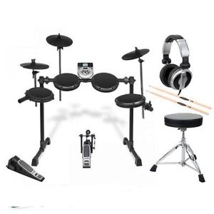 BATTERIA ELETTRONICA ALESIS DM7X SESSION + SGABELLO + CUFFIE + BACCHETTE + SPED.
