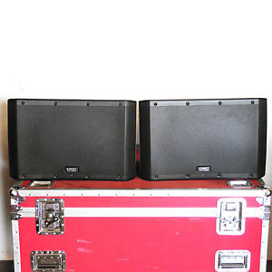 2x QSC KLA12-BK Active Powered 12" Line Array Speaker KLA 12 PAIR USED