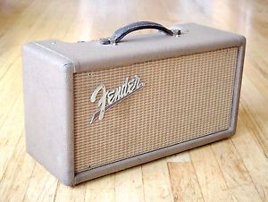 1962 Fender Reverb Unit Pre-CBS Vintage Brown Wheat Accutronics Tank Tube 6G15